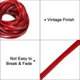 thumbnail image 3 of 3.3 Yards 3mm Flat Leather Cord, Leather Lacing Strips for DIY Making Crafts Red Brown, 3 of 7