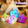 thumbnail image 2 of ZhoHuaBoy Almohada LED Twinkle Star – Juguete de Peluche de 13" Que Brilla para Niños, Animal de Peluche Suave con Luces para Comodidad Emocional, Regalo de Cumpleaños y Navidad (Amarillo), 2 of 7