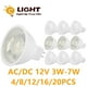 thumbnail image 2 of Foco LED de baja presión MR16 GU5.3, 4-20 piezas, CA/CC 12V 3W 5W 6W 7W, ángulo de luz 38 120 grados, apto para estudio de cocina, 2 of 4