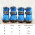 thumbnail image 2 of 4 Pieces of Warm and Snow Waterproof Pet Shoes in Winter, Suitable for Small and Medium-sized Dogs and Cats in Rainy and Snowy Day, 2 of 6