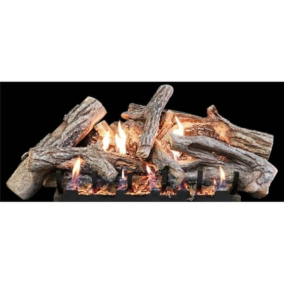 Empire White Mountain Hearth LS18CT 18 in. Fallen Timber Burncrete Log Set - 8 Piece