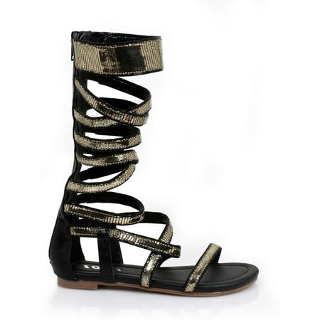 

013-ISIS 0 Children s Gladiator Flat Sandal