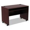 thumbnail image 1 of ALE 42 x 24 in. Valencia Series Mobile Workstation Desk - Mahogany, 1 of 1