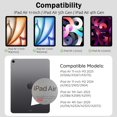 thumbnail image 2 of Deokke - Funda Compatible Con Ipad Air De 11 Pulgadas M3/M2 (2025/2024) Ipad Air De 5ª/4ª Generación (2022/2020) De 10,9 Pulgadas, Portalápices, Parte Trasera De Tpu, Función De Apagado Y Encendido Au, 2 of 5