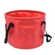 thumbnail image 2 of Contenedor de de agua de gran capacidad, plegable de para acampar libre, bolsa de multiusos - (rojo) 30L, 2 of 8