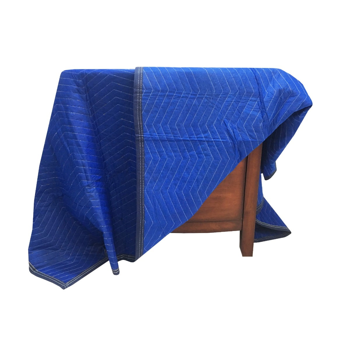 uBoxes Pro Economy Moving Blankets 72"x80" Blue 35lbs/doz 2.92lb/ea 2 Pack 