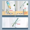 thumbnail image 3 of Black Mushroom Mobile Phone Stand Desktop Tablet Holder Lazy Bedside Universal Support Foldable Extend Desk Stand For Cell Phone Foldable And Hoisting Multi-Function Telescopic For IPhone IPad Adjusta, 3 of 5