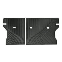 Ikon Motorsports Rear Seat Protector Backrest Cover Compatible With 2022-2024 Toyota Corolla Cross/Hybrid Black TPE Waterproof Seat Back Liners Mat Pad Interior Accessories 2 Pieces