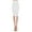 White, variant on Women's Casual Office Work Wear Comfy Stretch Bodycon Solid Midi Pencil Skirt