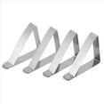 thumbnail image 2 of 4 Pcs Stainless Steel Tablecloth Clip,Non-Slip Adjustable Table Cover Clamps Clip Cloth Holders for Party Picnic, 2 of 9