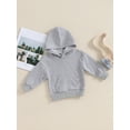 thumbnail image 3 of Bagilaanoe Toddler Baby Girl Boy Hoodies Sweatshirt Long Sleeve Pullover 6M 12M 18M 24M 3T 4T Kids Fall Loose Tee Tops, 3 of 9