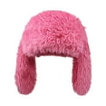 thumbnail image 2 of BLESIYA Bunny Long Ear Plush Hat Ski Hat Headdress Cap Cute Headwear Beanie Warm Hat for Pink, 2 of 8