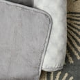 thumbnail image 5 of NICOLE MILLER NEW YORK PET Kendall Fluted Geo Cozy Couch Protector Pet Bed, Cozy & Calming, Water Repellent, Non-Slip Bottom, Machine Washable, Grey, Large 40"x23"x4", 5 of 12