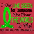 thumbnail image 3 of CafePress - Means World To Me 1 Non Hodgkin's Lymphoma Shirts - Men's Classic Graphic Cotton T-Shirt, 3 of 4