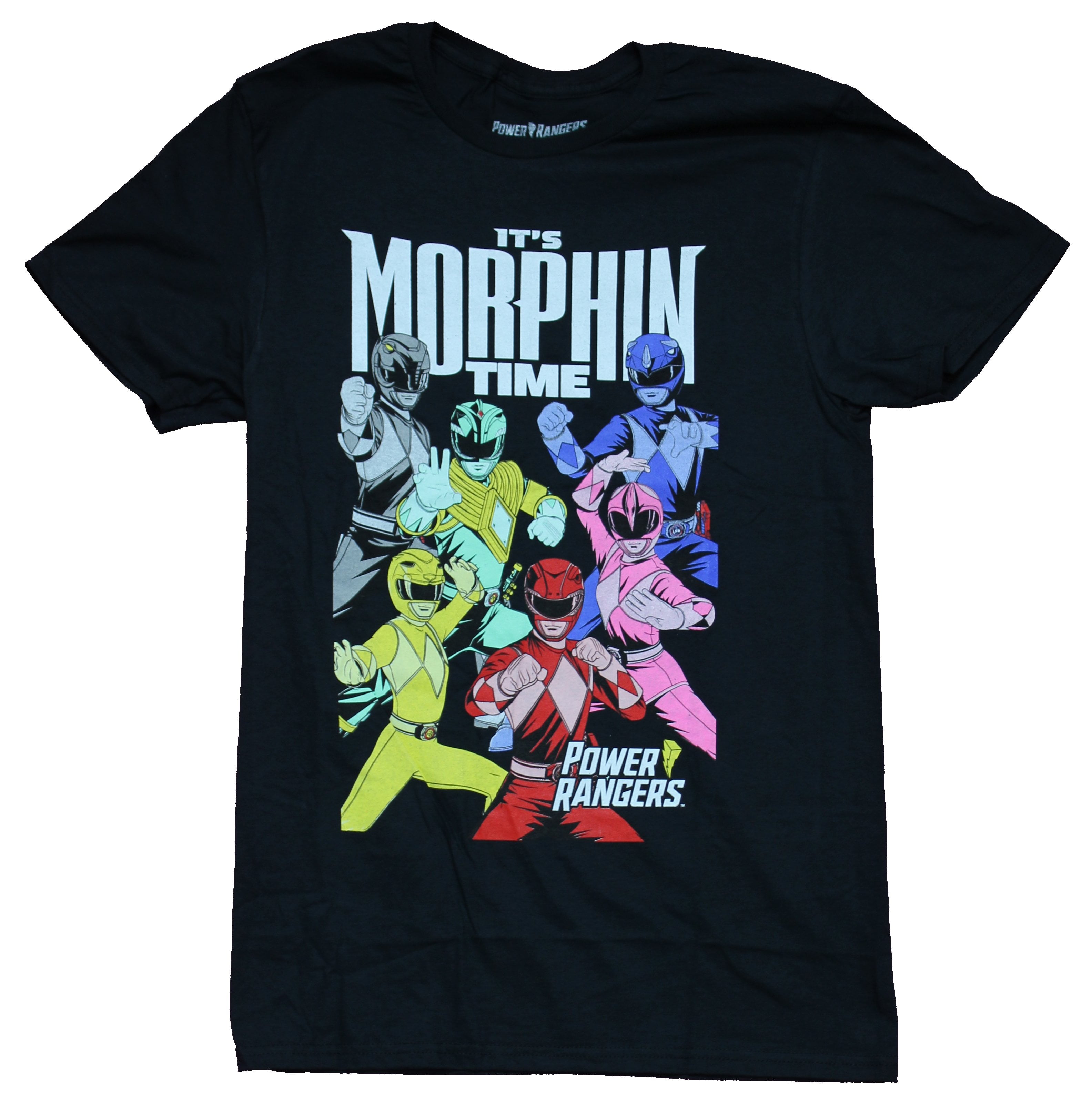 Mighty Morphin Power Rangers Mens T-Shirt - Morphin Time Character