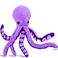 thumbnail image 5 of ruiheuyx Octopus Dog Toy, A Durable Chew Toy with A Squeaking Sound, Suitable for Small, Medium, and Large Indoor and Outdoor Games(B), 5 of 5
