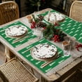 thumbnail image 1 of Winter Christmas Tree Placemats 12x18 Inches Christmas Holiday Table Mats For Party Kitchen Dining Room Decoration, 1 of 6