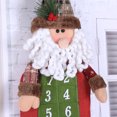 thumbnail image 4 of Inteprter Calendario de Adviento, colgante de Navidad, puerta 3D, caramelo numerado, adornos de cuenta atrás de Papá Noel con pierna, fiesta, Navidad Kits de decoración para fiestas Papá Noel Inteprter HA070296-02, 4 of 6