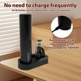 thumbnail image 3 of JUNWELL Ouvre-Bouteille Électrique ABS, Ouvre-Bouteille Électrique Rechargeable avec Vis en Liège, Durée de Vie Prolongée, avec Base de Rangement, pour Vin, 3 of 10