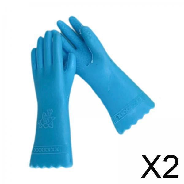 Guantes en miniatura,Decoración de guantes de goma en miniatura para casa de muñecas,Mini guantes modelo accesorio de jardín de cocina,Accesorios para casa de muñecas Guantes pequeños para