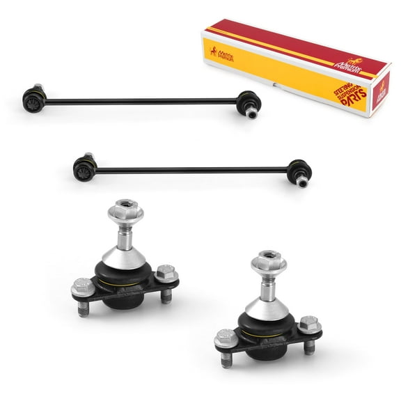Metrix Premium Chassis Parts - 4 PC L/R Front Sway Bar Stabilizer End Link & L/R Front Lower Ball Joint Kit Fits 03-07 Volvo XC70, 01-07 S60, 01-06 V70, 99-06 S80, K80501, K80700