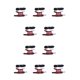 thumbnail image 3 of Billuyoard Arnés para Hurones – Walk Fuzzy Friend con Estilo y Comodidad Arnés con Correa Arnés para Hámster Arnés para Conejos Arnés para caja roja XS, 1 10piezas, 3 of 6