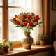 thumbnail image 1 of Adornos de tulipanes artificiales para mesas de hotel | Decoraciones con flores de tulipán artificiales para bodas | Fotografía de bodas y ramo de novia, 1 of 6
