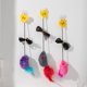 thumbnail image 5 of Divertido palo para gato colgante con cuerda elástica en forma de mariposa que llama al ratón, divertido palo para gato, juguete de peluche para aliviar el estrés, 5 of 5