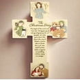 thumbnail image 4 of 9.8" Nativity Wall Cross Set with Christmas Story - Hand-Painted Holy Family Statue for Catholic Homes, Rooms, Churches & Religious Gift Giving (Cream), 4 of 10