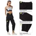 thumbnail image 2 of Pantalones deportivos cargo PULI para mujer, cintura alta, talla S, 2 of 6