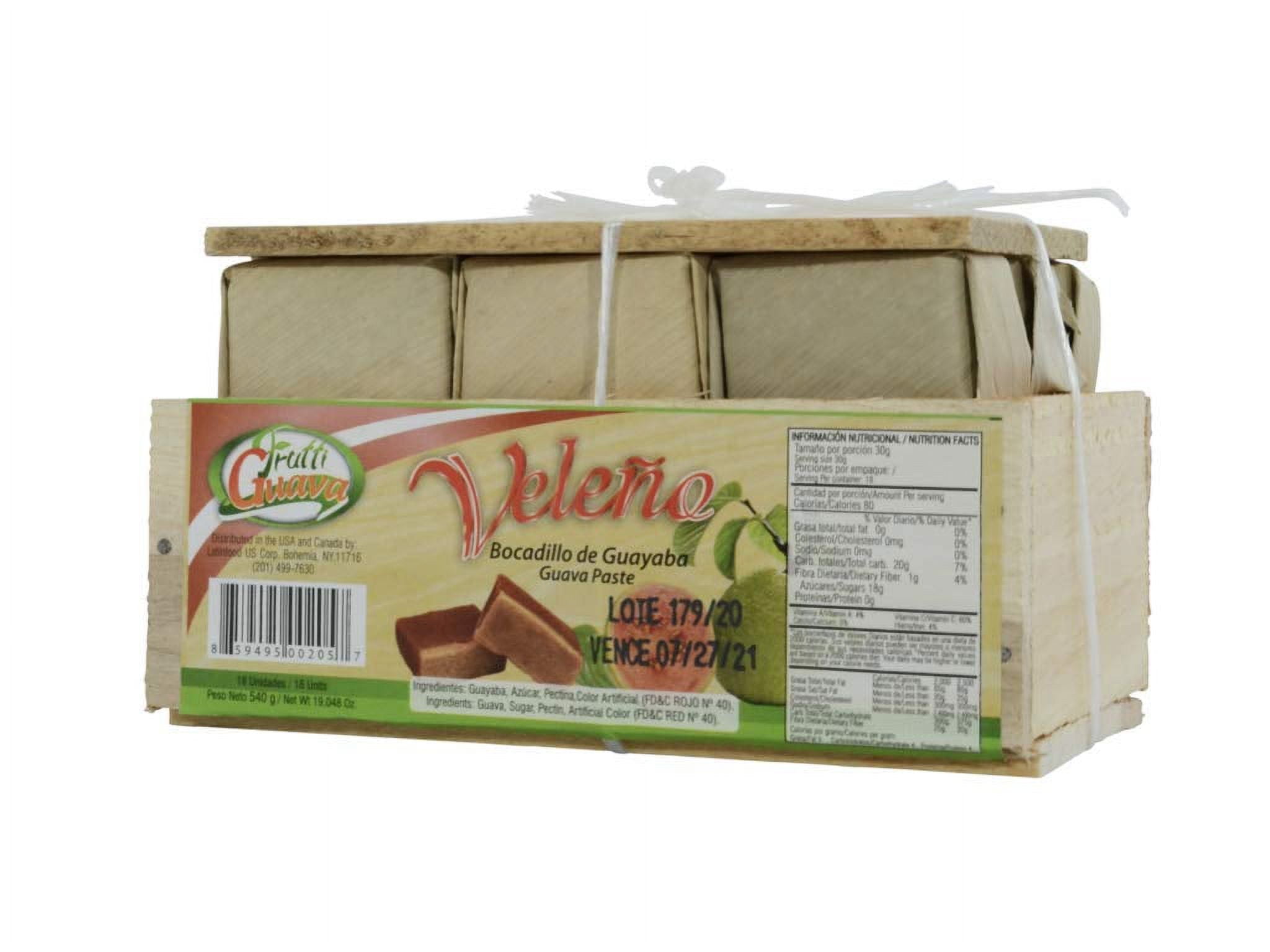 FruttiGuava Guava Paste - Bocadillo de Guayaba (18 units) - Imported from Colombia