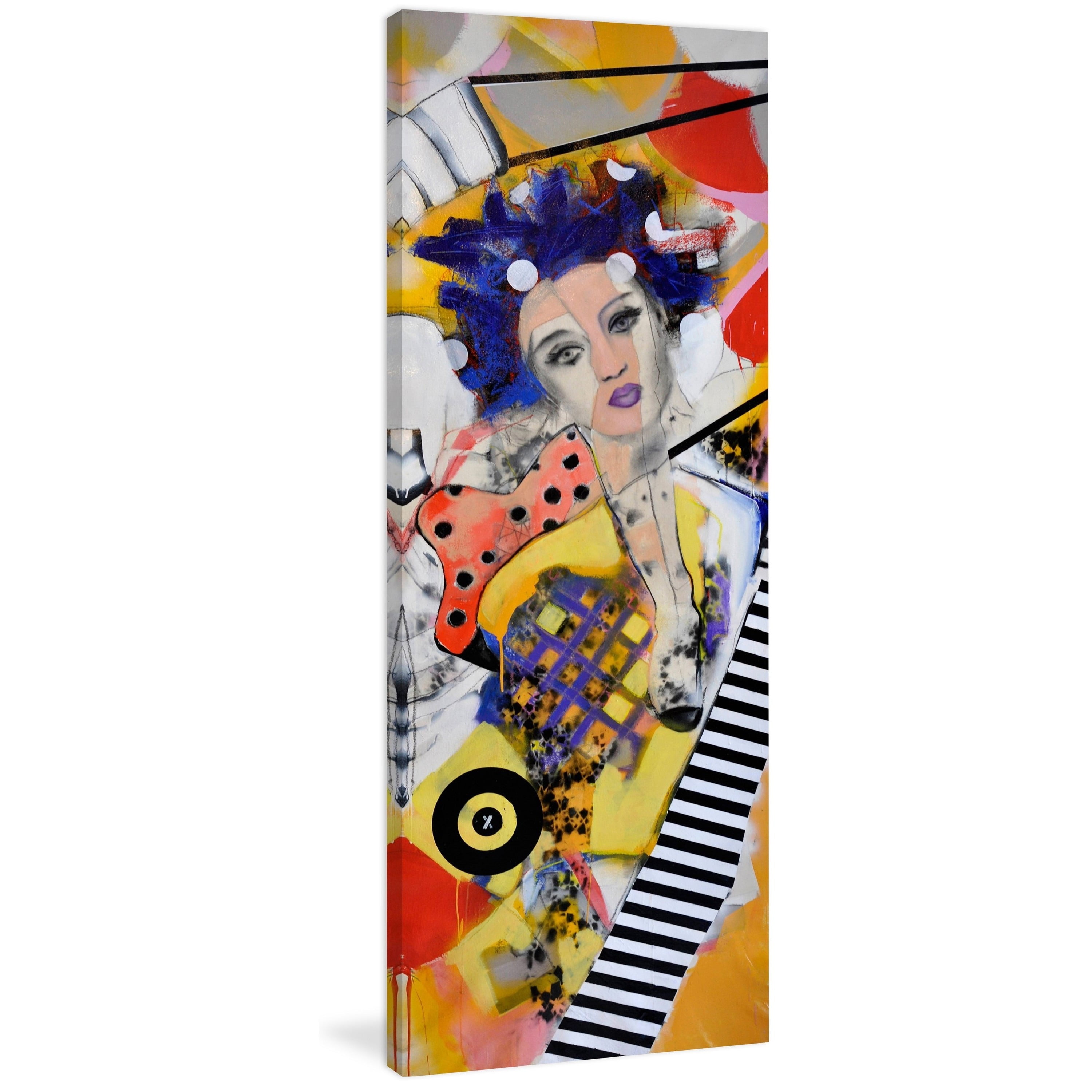 Mimography Marionette Painting Print on Wrapped Canvas