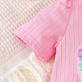 thumbnail image 5 of Hiijoy Infant Girls Summer Outfits Bow Print Short Sleeve T-Shirt Denim Shorts Set, Sizes 9-12M, 5 of 7