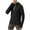 Black, variant on ZUKMRJPC Mens Quarter Zip Fleece Hoodies Long Sleeve Slim Fit Lightweight Casual Sweatshirts Fall Winter Warm Workout Athletic Tops