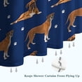 thumbnail image 6 of Cute Boxe Shower Curtain 36"x72" ,Bathroom Decorative Shower Curtains Set with 12 Hooks,Modern Waterproof Washable Shower Curtain, 6 of 6