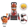 thumbnail image 2 of MOC Anime Assemble Compatible Movable Chainsaw Man WM6159 KT1067 Denji Makima Aki Power s Jouets Modèle Cadeaux, 2 of 5