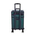 thumbnail image 5 of 4 in 1 Rolling Makeup Train Case, Professional Aluminum Makeup Travel Organizer Cosmetic Case, Cosmetology Caboodle Case on 360° Wheels, Beauty Storage Luggage Lockable(Dark Green), 5 of 18