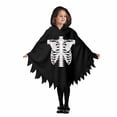thumbnail image 3 of Girls Hooded Jumpsuits Long Sleeve Graphic Bluses Halloween Theme Dress Up Stylish Party Performance Tops for Kids, 3 of 8