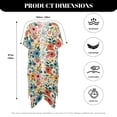 thumbnail image 6 of HELLHERO Ladybug Rose Pattern Swimwear Coverup Quick Dry Polyester Kimono Swim Coverup, 6 of 6