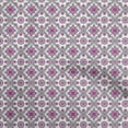 thumbnail image 1 of oneOone Rayon Plum Fabric Mosaic Craft Projects Decor Fabric Printed By The Yard 56 Inch Wide, 1 of 5
