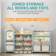  Toy Organizer and Children Bookshelf with 14 Bins PullOut Drawers