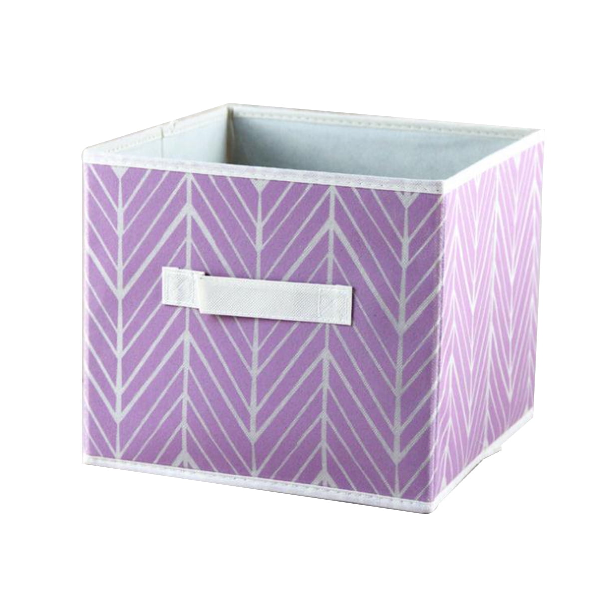 Carolilly Large Storage Basket, Collapsible Decorative Rectangle