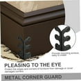 thumbnail image 1 of Solid Metal Baseboard Corner Guards for Enhanced Wall and Decorative Home Solutions, 1 of 6
