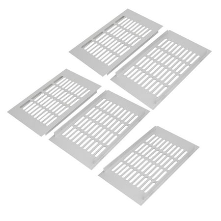 150mm x 250mm Aluminum Alloy Wardrobe Cupboard Ventilation Air Vent Grille 5pcs - Walmart.com