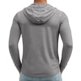 thumbnail image 5 of Garbnen Sun Jacket Men UPF 50+ Sun Protection Full Zip Rash Guard Hoodie Men Long Sleeve Lightweight Hiking Workout Mens Fishing Shirts, 5 of 9