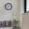 thumbnail image 2 of Black Wall Mounted Plastic Clock with Hidden Storage Door - Secret Interior Compartment, Hidden Safe for Storing Valuables - 10 Inch Dia - Home Security and Organization Solution with Modern Elegance, 2 of 7