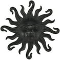 thumbnail image 6 of DecMode Copper Metal Sun Wall Decor with Smiling Face and Curved Rays, 6 of 7