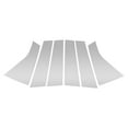 thumbnail image 1 of Moldura de Ventana del Pilar de la Puerta Unique Bargains para Chevy Blazer 2019-2022 Tono Plateado Frontal Trasero Izquierdo Derecho Sticker Antirrayones Cubierta de Pilares 6 Pcs, 1 of 7