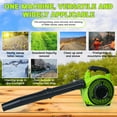thumbnail image 4 of Yesbay 2-Stroke Handheld Leaf Blower, 26cc Handheld Gas Blower, Powerful Clearing Blower for Lawn Care, 4 of 10
