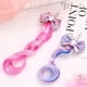 thumbnail image 3 of Accesorios para disfraces de pelucas con extensiones de pinzas para el pelo para niños pequeños Púrpura Baoblaze diadema para el cabello de unicornio para niñas, 3 of 8